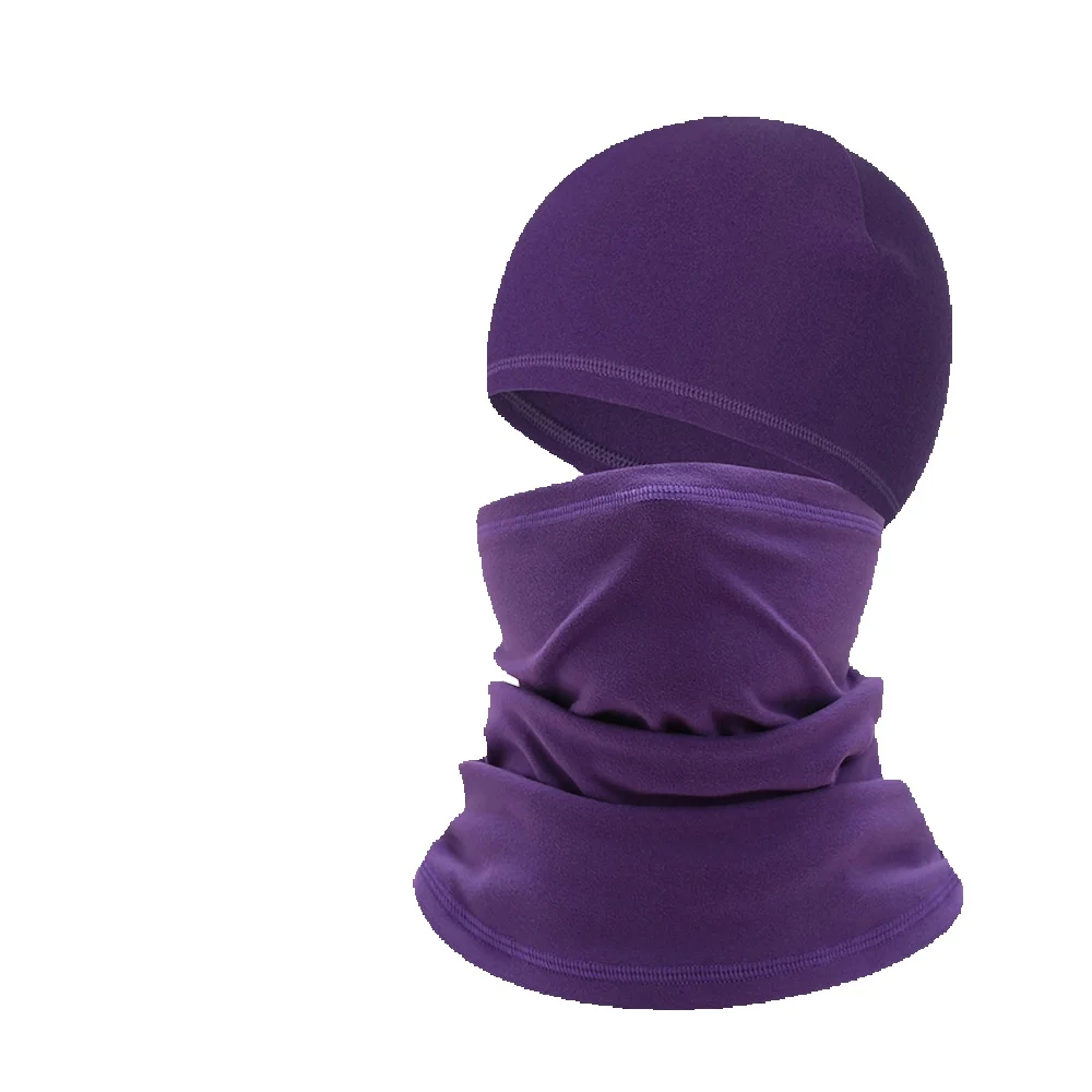 Máscara facial para ciclismo ao ar livre no inverno, proteção para o pescoço, capa de cachecol quente com lã, capacete resistente ao frio, forro para boné,_voghion.com