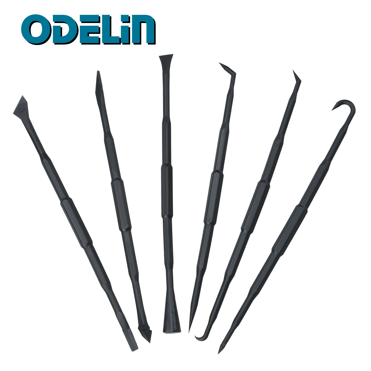 

3/6Piece Non-Marring Pick and Prybar Set - Protects Fasteners, O-Rings