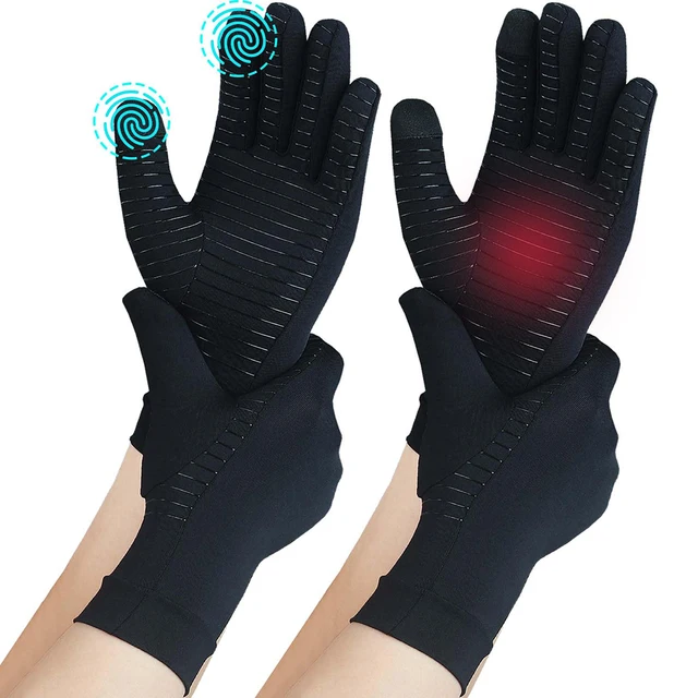 1/2 Pairs Black Women Men Copper Fiber Spandex Touch Screen Gloves for Running Sports Winter Warm Football Hiking Driving Glove 1/2 Pairs Black Women Men Copper Fiber Spandex Touch Screen Gloves for Running Sports Winter Warm Football Hiking Driving Glove