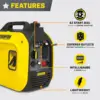 Champion  Equipment 2500-Watt Ultralight Portable Inverter Generator with Quiet Technology and CO Shield 5