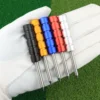 Stainless Steel Golf Divot Repair Tool Lawn Maintenance Pitch Groove Cleaner Marker Fork Pen Golf Accessories Putting Green Fork 5