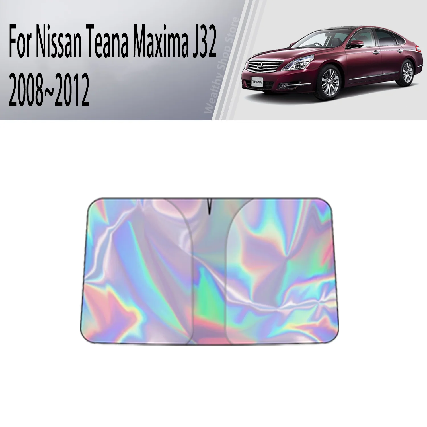 Car Sun Visor For Nissan Teana Maxima J32 2008~2012 2010 2011 Auto Front Windshield Sunshade Heat Insulation Summer Accessories