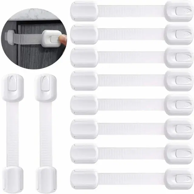 1 db Gyermekzáró Gyermekek Védelme A Bezárása Biztonságának Biztonságos Védelem Biztonsági Zárak Konyha Szervezője - Image 6