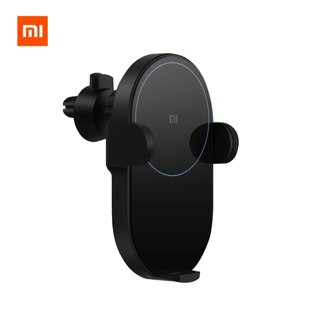 Оригинальное автомобильное беспроводное зарядное устройство Xiaomi Mi 20 Вт Max Qi с интеллектуальным инфракрасным датчиком WCJ02ZM, автомобильный держатель для телефона с быстрой зарядкой