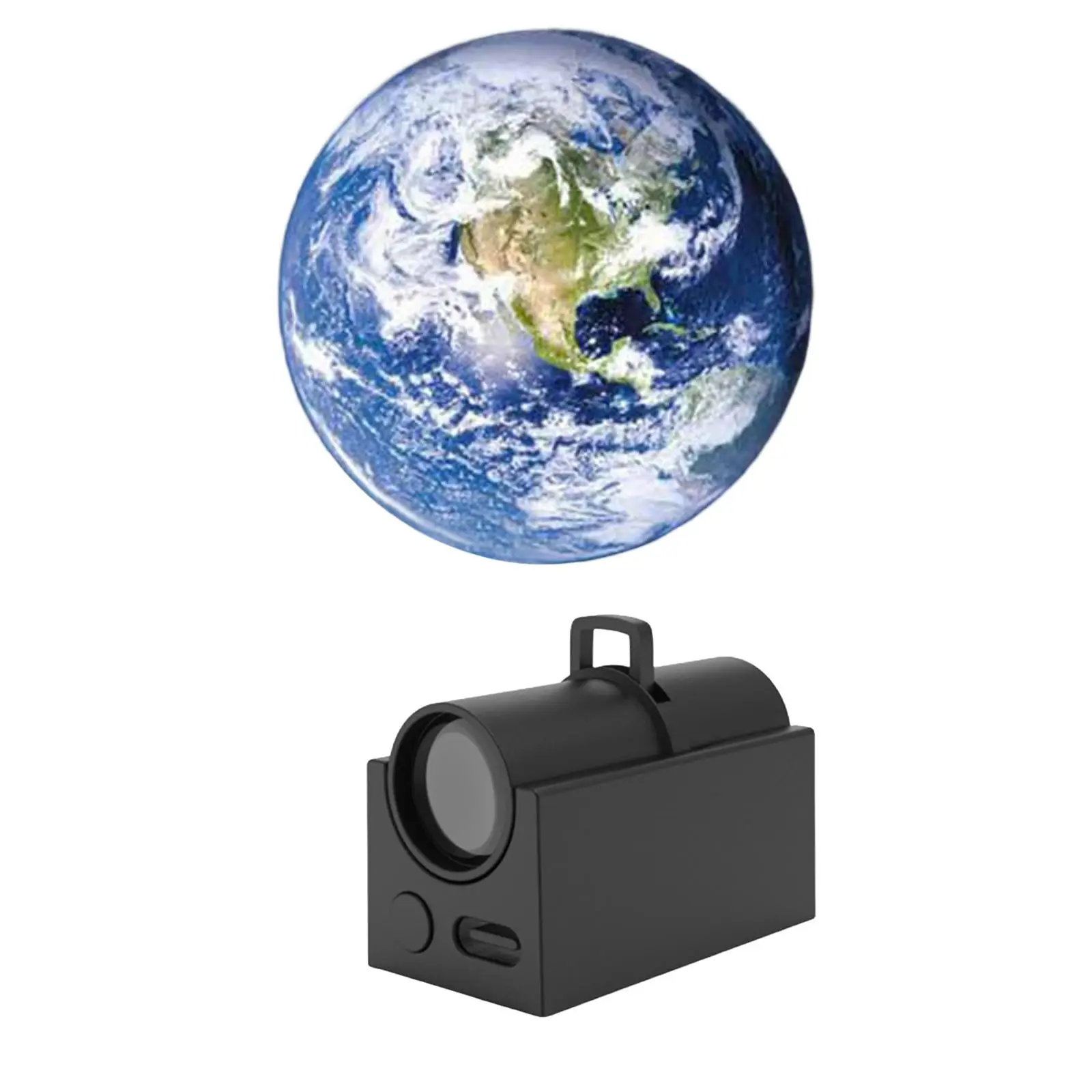 Projector Light USB Powered Decorative Earth/Moon Bedside Lamps for Party