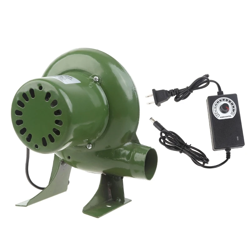 Electric Blower Fan 100v 220v AC100-240V Suitable For Barbecue Mini Blacksmith Forges With Speed Adapter bbq fan barbecue blower air blower hand blower