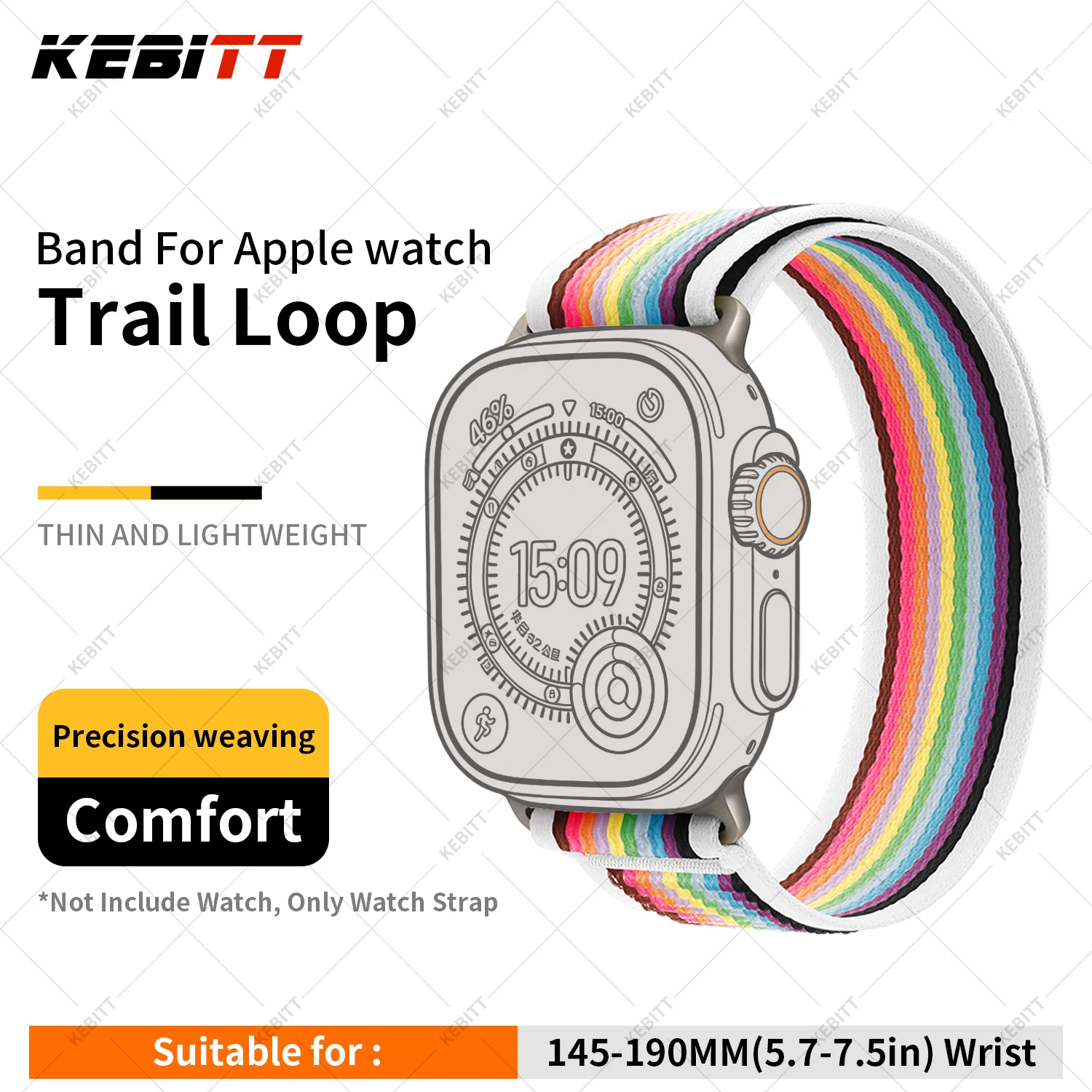 ตัวเลือกสินค้า สายนาฬิกาไนลอนคุณภาพสูง สำหรับ Apple Watch ทุกรุ่น