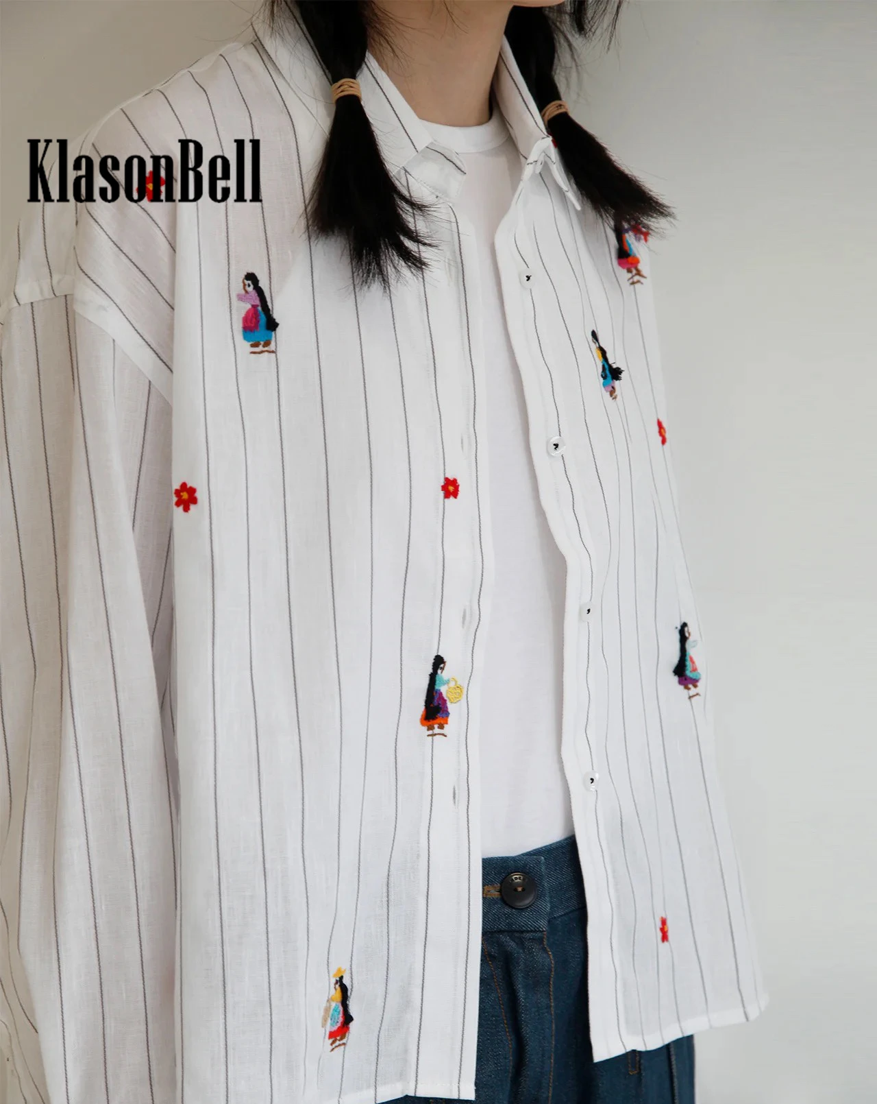 Illustrated Stripe Shirt