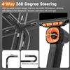 4-Way Articulating Endoscope 5’’Screen HD1080P 6.2MM All Way Joystick 360° Rotation Camera Car Inspection Borescope 32GB TF Card 2
