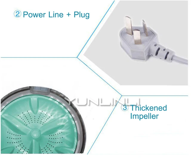 2025 Version Mini Clothes Dryer Washing Machine Clothes Washer Small-size Washing Machine for Children Clothes 4
