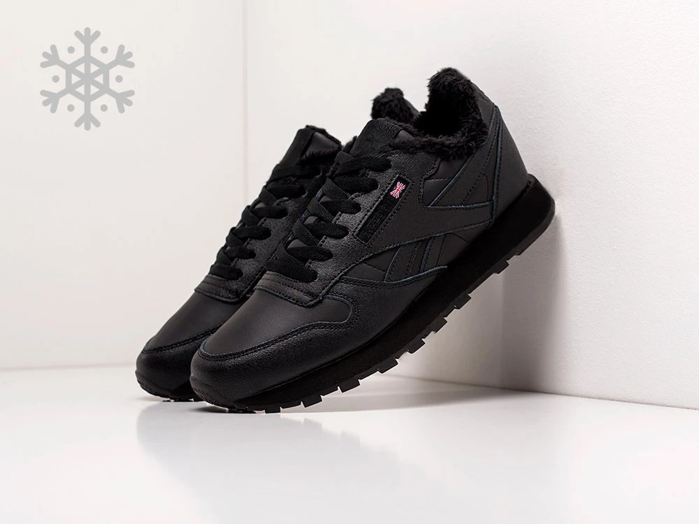 Zapatillas de deporte Reebok para cuero, color negro, Invierno|Zapatos vulcanizados de mujer| - AliExpress
