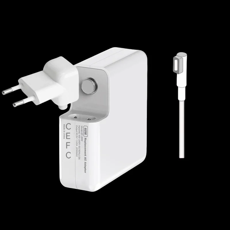 60W MagSafe1 L-Head-Ladegerät für Pro A1181/A1278 & Book Air 16,5V 3,65A Ersatzadapter | Magnetischer Sicherheitsstecker_voghion.com