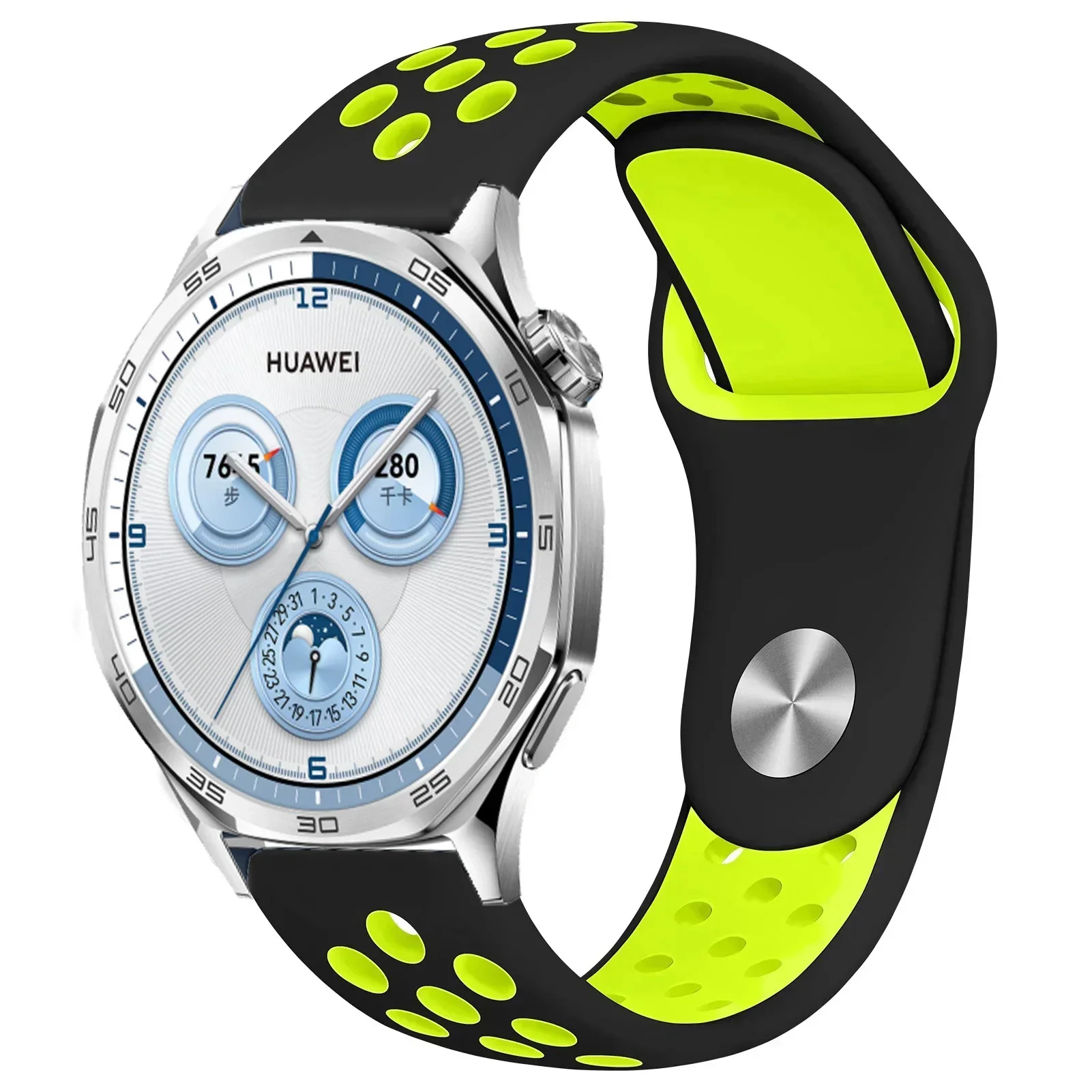 Silicone Two-Color Wristband - 22mm/20mm/18mm