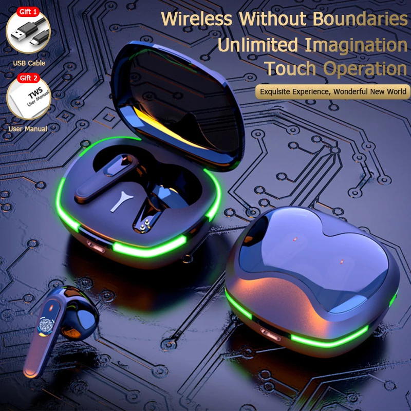 

TWS-стереонаушники Pro 60 с поддержкой Bluetooth 5,0 и шумоподавлением