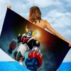 UFO Robot Goldrake Grendizer Sci Fi Beach Towel Cute Kawaii Room Decor Bath Girls Children Hand Towels For Bathroom Shower 6