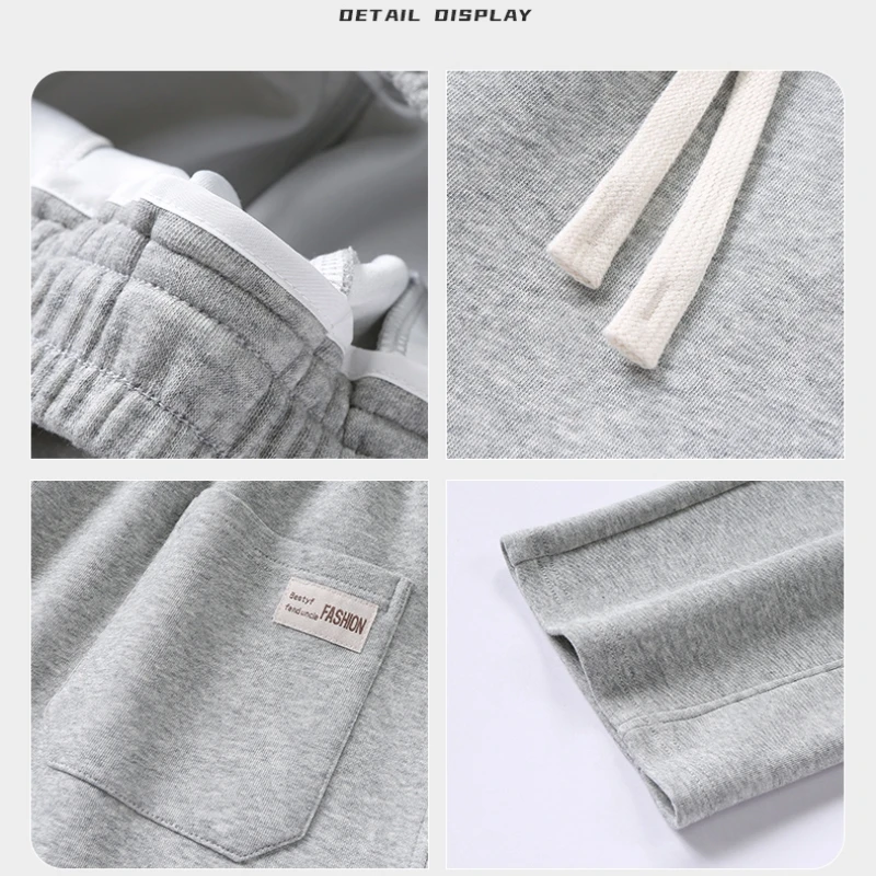 Sport Jogging Trousers Fashionable Wide Leg Pants Wide Leg Pants Fashion Pants Autumn Harlan Sports Pants Sweatpants Baggy Joggers Cotton Korean Neutral Loose Outdoor Personality Design Jogger Trousers