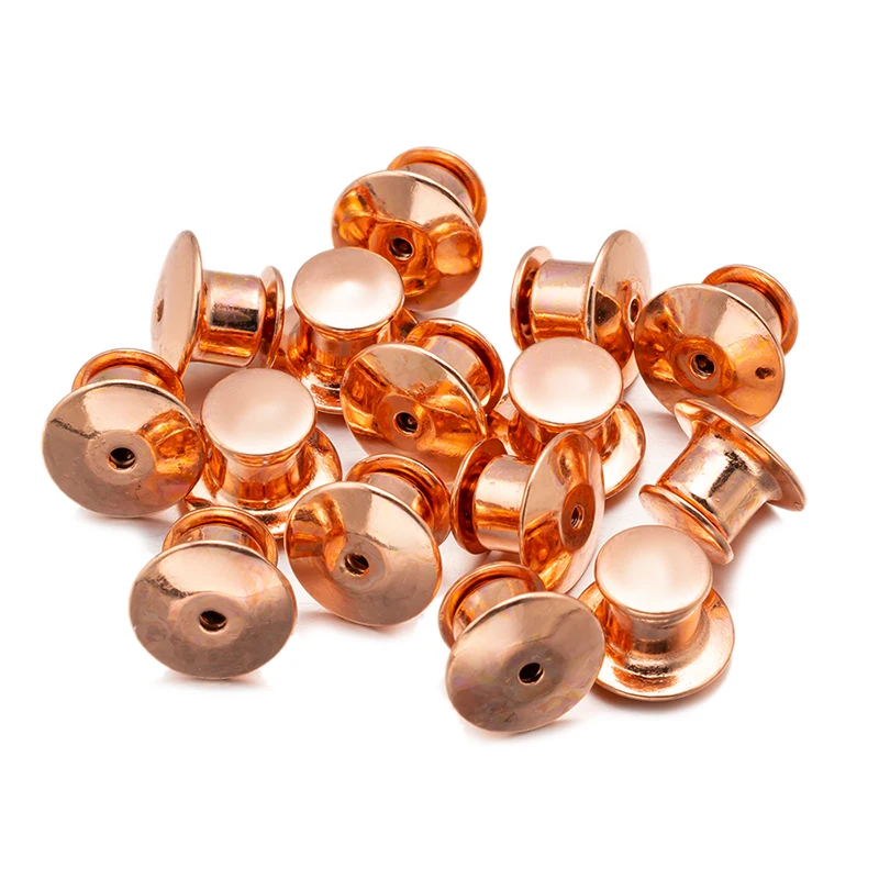 10/20 Pc Gold Silber Zurück Metall Locking Pin Zurück Locking Keeper Verschluss DIY Brosche Revers Kappen Verschluss Sicherheit halten Pin Schmuck Finden – Detail 2