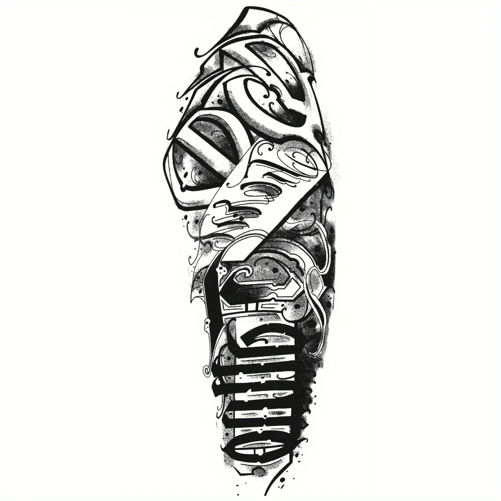 1 Sheet Arm Cool Tattoo Sticker Waterproof Long Lasting Party Temporary