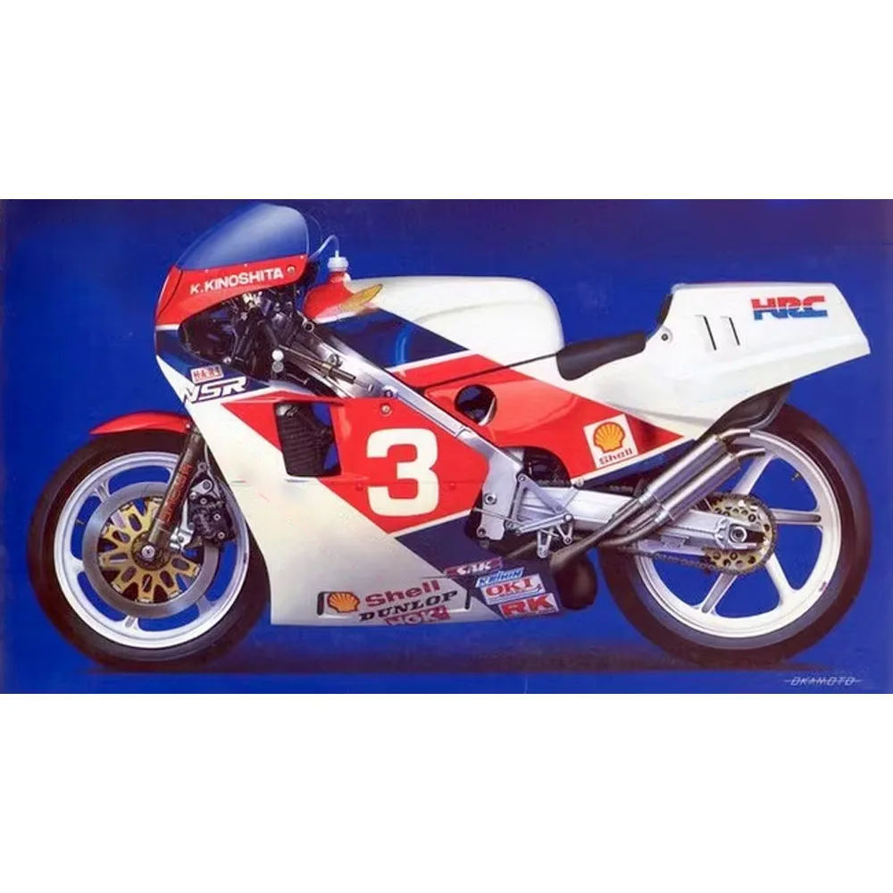 Tamiya 14099 Scala 1/12 Nsr500 Racing Motorcycle Sport Handmade Moto Hobby Toy Plastic Model Building Assembly Kit