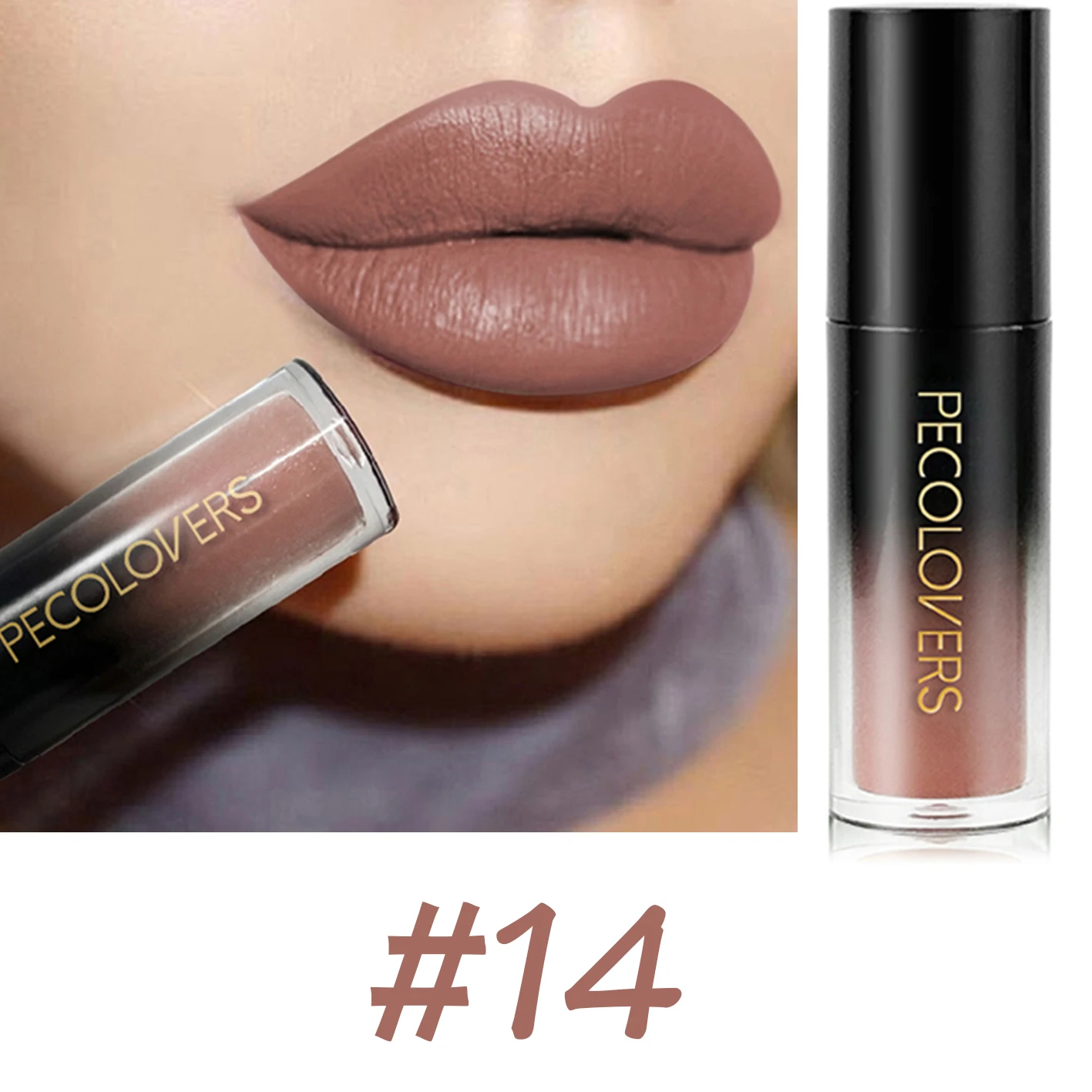 Lipstick Lip Gloss Makeup Waterproof Velvet Non-stick Cup Lip Tint Matte Long Lasting Sexy Red Brown Nude Liquid Lip Stick S41fa0799f2ae4ed0a38e0083788bd873K