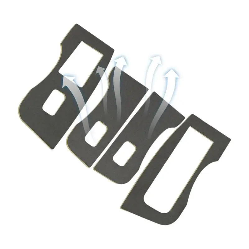 

Car Window Lift Button Sticker 4PCS Button Panel Decorative Stickers Car Interior Parts For Tesla Model3