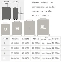 LXHYSJ Luggage Cover Elastic Luggage Protective Covers Baggage  Cover Suitable for18-32 Inch Suitcase Case Travel accessories 2
