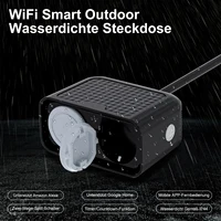 Eu WIFI smart outdoor power socket, waterproof IP44, Doodle Smartlife, remote control, timing support, Alexa Google Assistant - Image 2