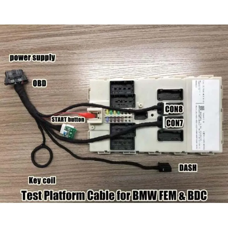 FEM BDC Testing Platform Cable 4 Interfaces Adapter for BMW F20 F30 F35 X5 X6 I3