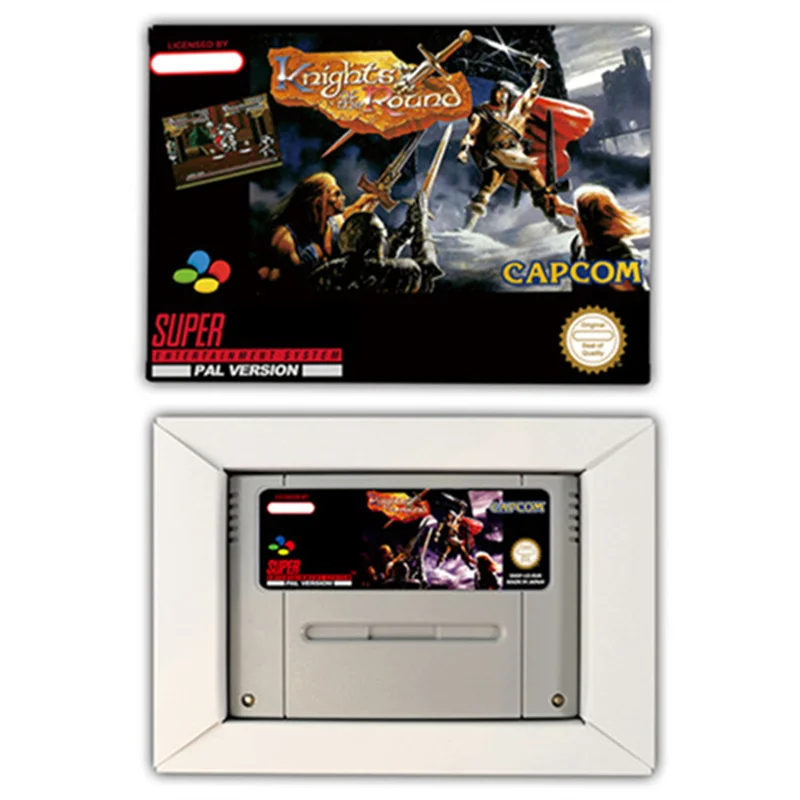 Lawnmower Man Snes Knights Of The Round Action Game Card For SNES