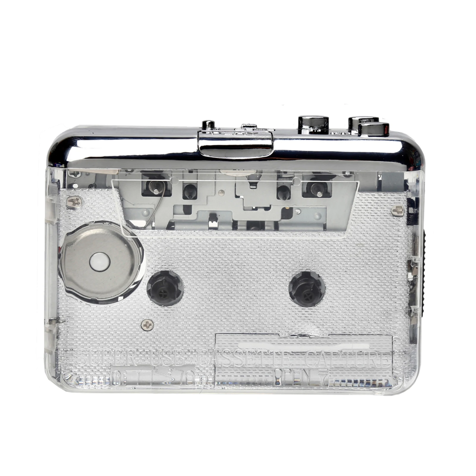 Cassette Player TON010 Portable Tape Recorder To Mp3 Full Transparent Shell USB Capture To MP3