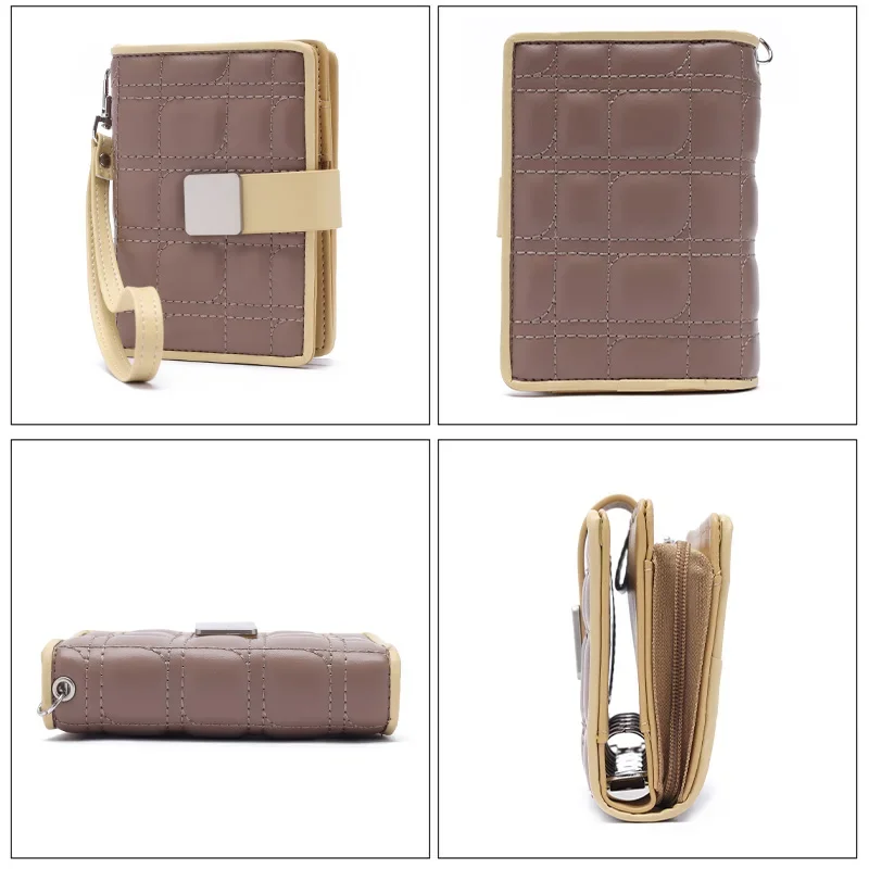 M5/A8 Size PU Leather Journal Notebook with 15MM Ring Binder  Coin Purse - Portable Diary Planner Organizer for Easy Carrying 4