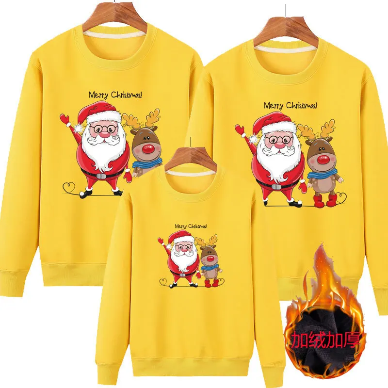 Conjunto familiar de jersey navideño, sudadera del escuadrón de Papá Noel, conjuntos a juego para madre, padre, hija e hijo, suéter para pareja, jersey para bebé y niño