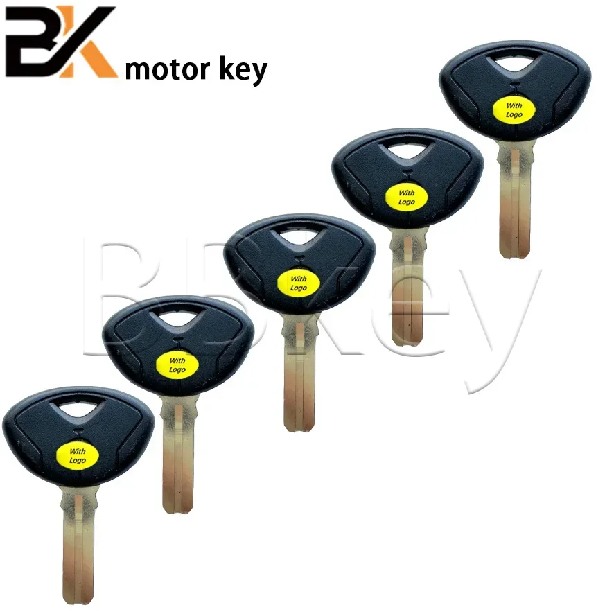 5PCS Black Motorcycle Key Blank Key Uncut Blade For BMW F650G F800G S1000RR R1200 R/RT/GS K1200 S/R/GK K1300 1600GT K1600GTL