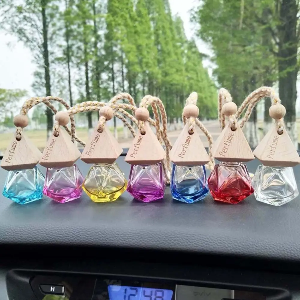 Mini Hanging Car Perfume Bottle 8ml Car Diffuser Bottle Car Air Freshener Bottle for for Car Home Boat Caravan Truck Decor