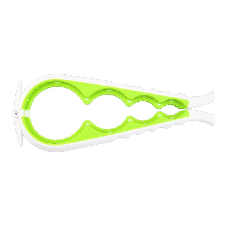 Com tampas antiderrapantes pinça ferramenta de cozinha fácil abertura multifuncional e abridor de garrafas