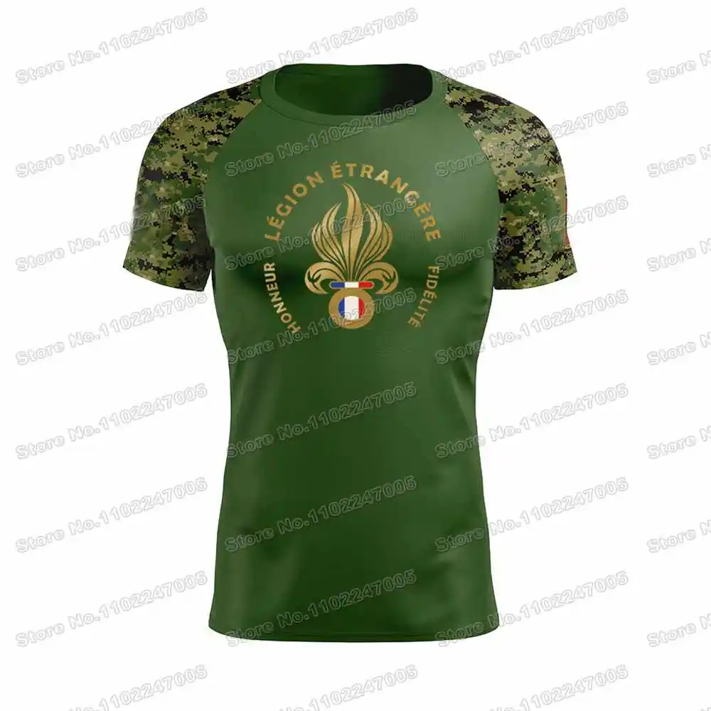 2025 t-shirt mimetica della legione straniera francese francia