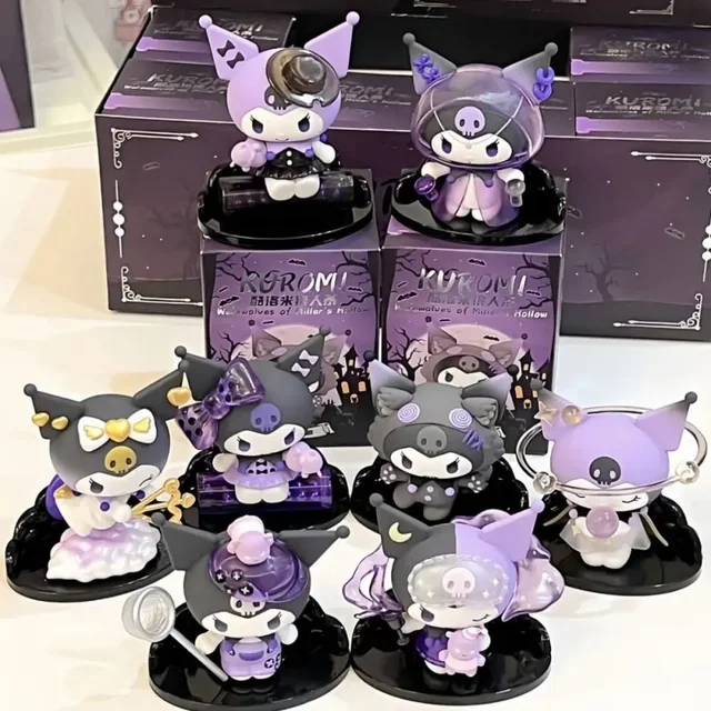 Sanrio Kuromi Blind Box Werewolf Series High-Looking Action Figure Doll Anime Character Surprise Boxed Cute Collectible Toy 4