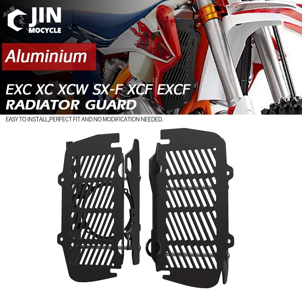 

For K-T-M EXC XC XCW TPI 2T/4T MODEL EXC-F XC-F 250 350 450 500 2020 2021 2022 2023 Radiator Grille Guard Grill Cover Protector