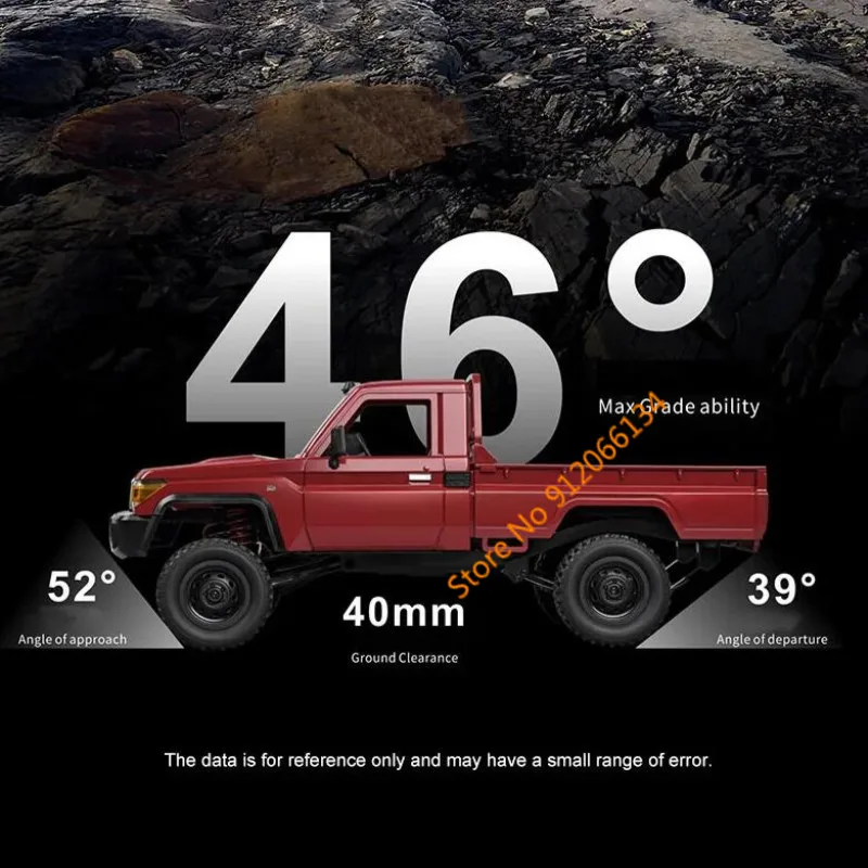 1:12 Full Scale 4WD Climbing Vehicle RC Off-Road Truck Model 2.4G  Controller Lighting High Speed Off Road Remote Control Truck 3