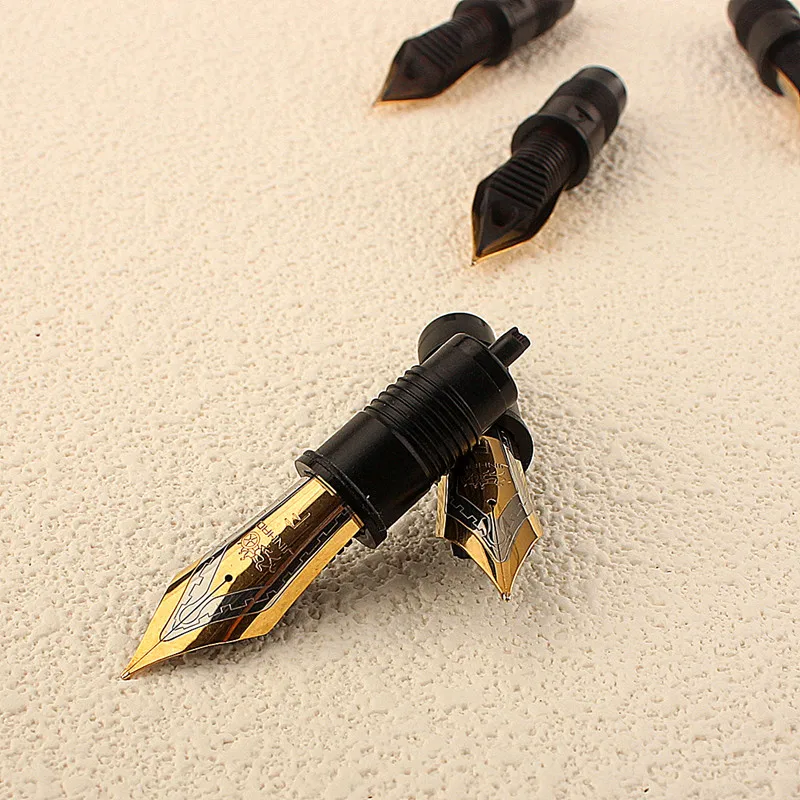 Jinhao X159 / 9019 Fountain Pen Nib #8 Replaced Nib Golden  Extra Fine, Fine, Medium Nib Size 4