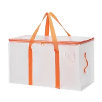 Extra Large Heavy Duty Clear Moving Bag with Handle and Zipper Storage Bag for Organizing Moving 1