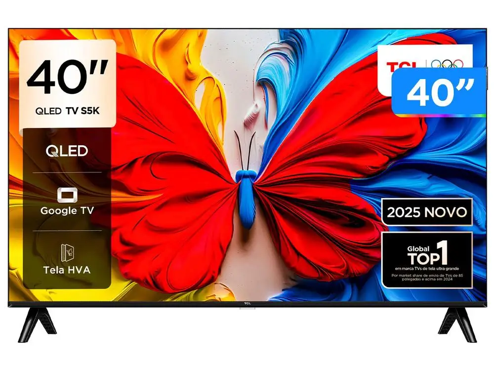 Smart TV TCL 40" QLED FHD 40S5K
