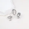 Metal Zirconia Mansard Open Geometric Ring Women's Exaggerated Glamour Ring Banquet Jewelry Accessories 5