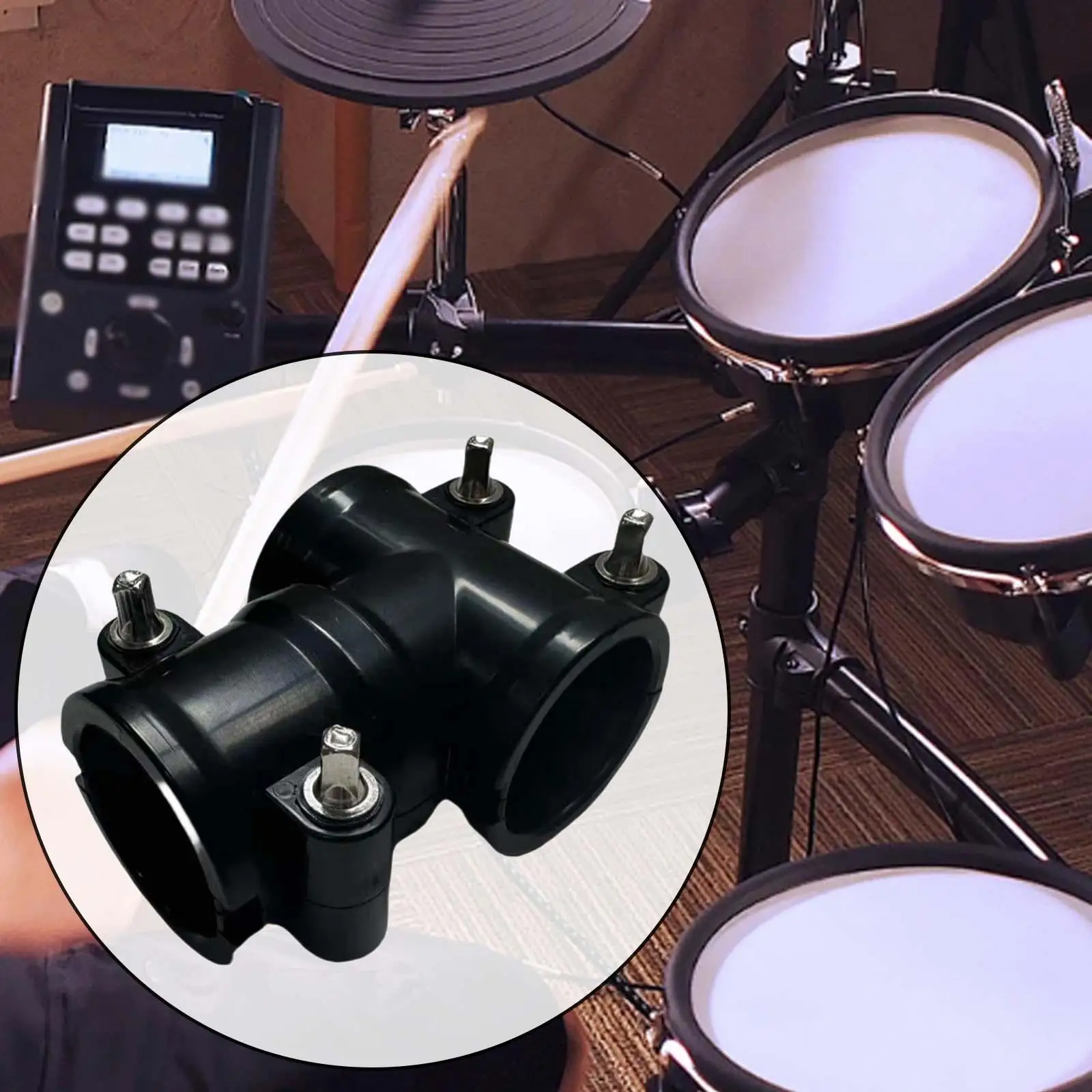 Drum Set Mounting Clamp Metal Replacement Electronic Drum Tubing Rack Clip Bracket Percussion Drum Set Rack for Drum Accessories Drum Set Mounting Clamp Metal Replacement Electronic Drum Tubing Rack Clip Bracket Percussion Drum Set Rack for Drum Accessories