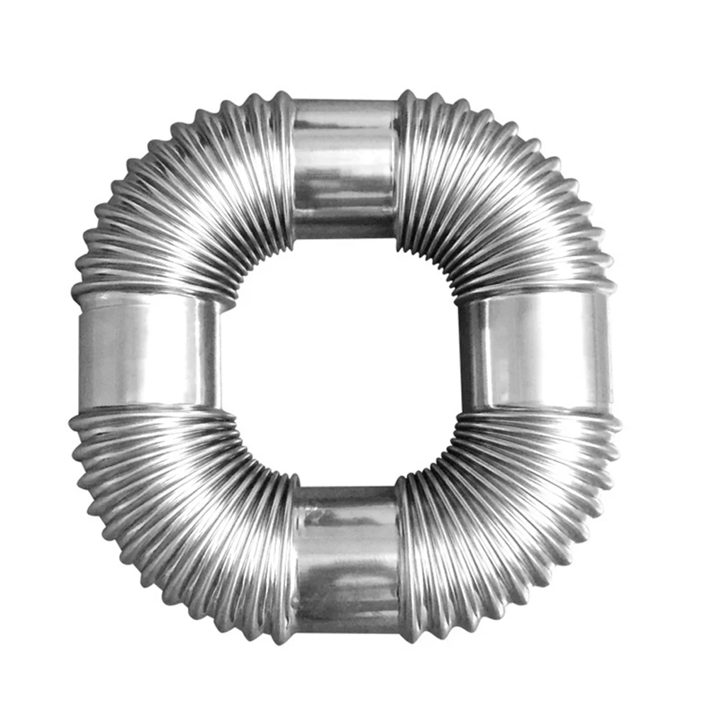 Chimney Liner Bend Stainless Steel 90 Degree Elbow 50mm For Outdoor Camping Wood Stoves Chimney
