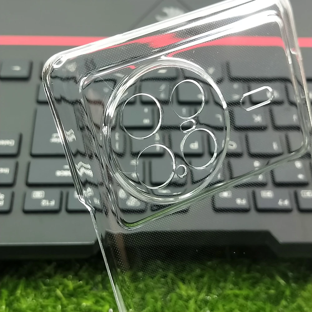 Per Vivo X Note Case Crystal Hard Pc Clear Case Camera Protect Back Full Cover