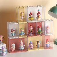 Blind Box Storage Box Transparent Display Rack Figurine Acrylic Organization Box Stackable 2