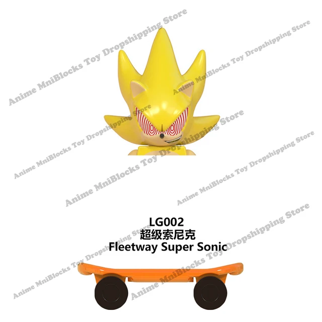 WM6086 WM6087 WM6088 LG1001 anime bricks Sonic Amy Rose Ray Storm Shadow building blocks mini action toy figures Children gifts Light  Blue