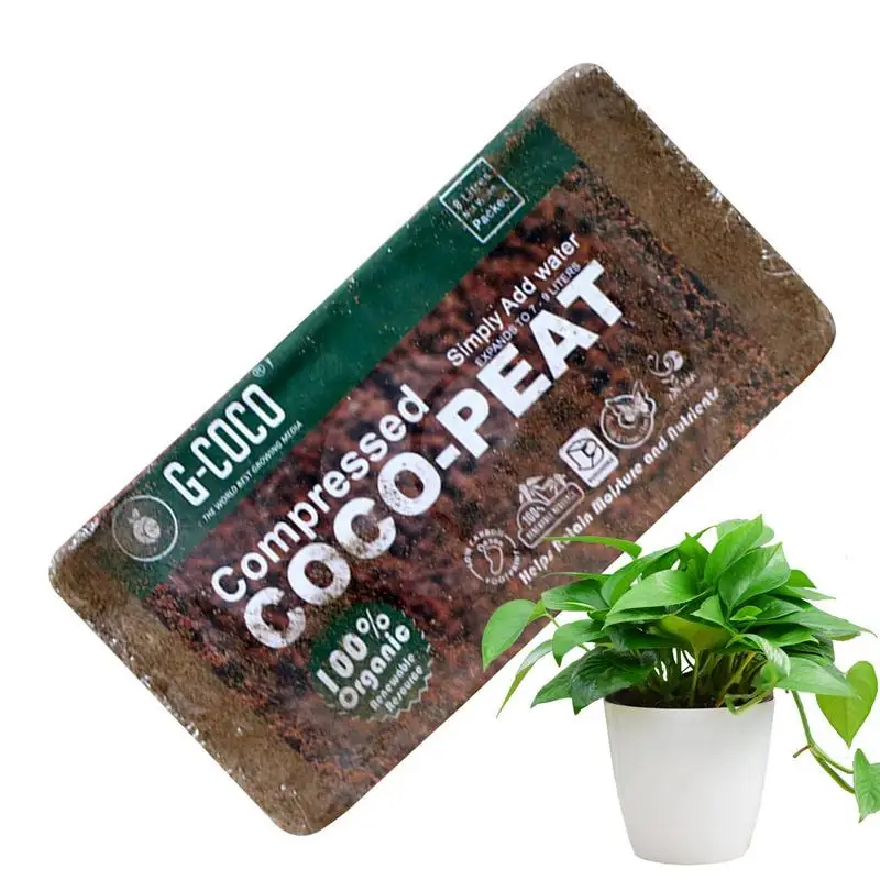 

Coco Peat Organic Coconut Fiber Substrate With Low EC And PH Balance Natural Eco-Friendly High Expansion Coco Fiber For Plant