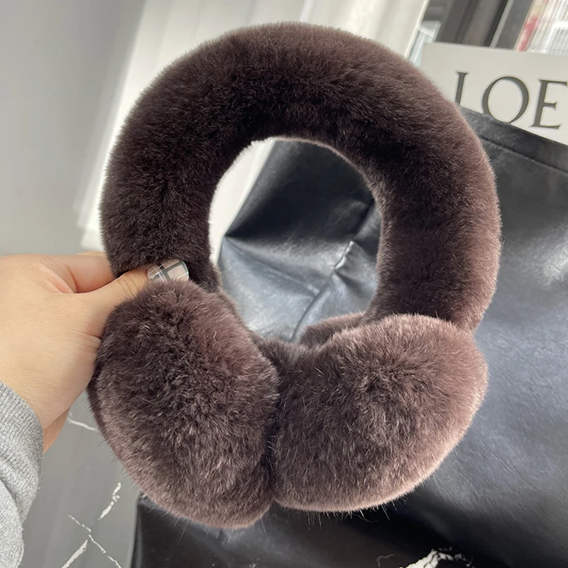 Fur Earmuffs Women Winter Retail